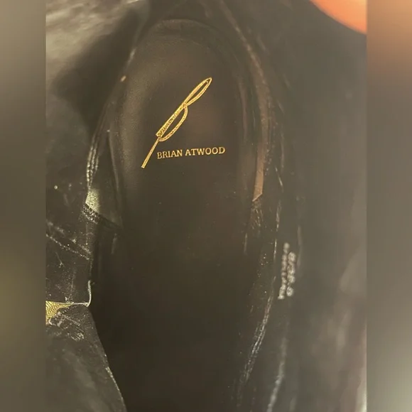 Brian Atwood Leopard Print Ankle Booties - Picture 11 of 12